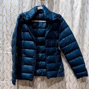 Women's Blue Puffer Jacket